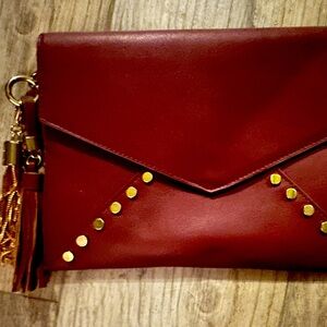 Maroon clutch